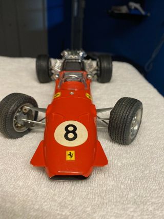 Schuco 1073 Ferrari Formel 2 Scale 1:16 Wind Up Toy Race Car 1968 Type