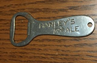 Hanley’s Ale Beer Can Bottle Opener Vintage