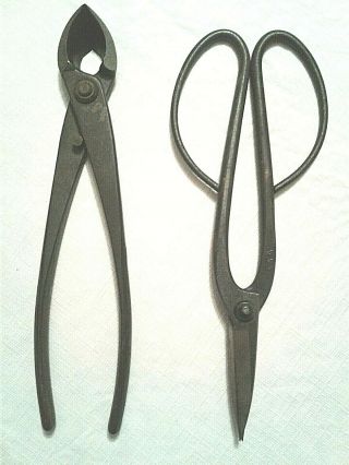 Vintage Japanese Bonsai Tools Concave Cutters And Bonsai Shears Made In Japan