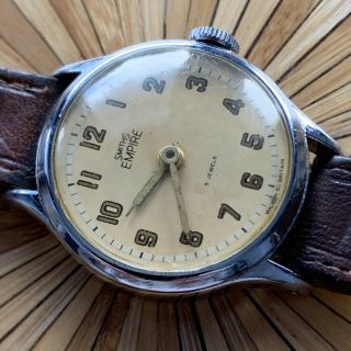 Vintage Smiths 5 Jewel “made In Great Britain” Military Style Watch G.  W.  O.