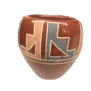 Native American Santa Clara Pueblo Vase By Belen Tapia