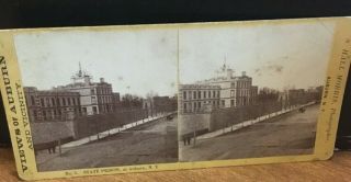 Vintage 1878 Auburn State Prison Stereo - View Stereoscopic Auburn,  Ny Hal Morris