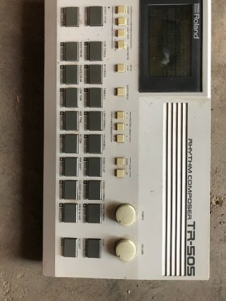 Vintage Roland Tr - 505 Rhythm Composer Electronic Drums No Ac Adapter