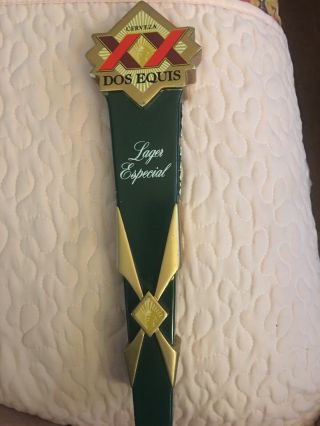Dos Equis Xx Lager Especial Beer Tap Handle