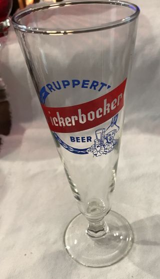 Ruppert Knickerbocker Beer Glass