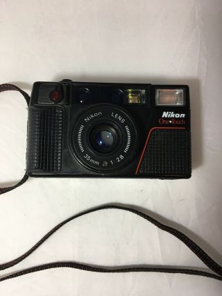 Vintage Nikon One Touch 35mm Point And Shoot Film Camera