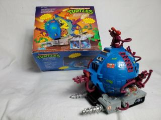 Tmnt Technodrome Scout Vehicle 1993 Playmates Toys Box