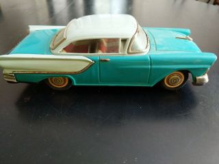 Large,  Hardtop Coupe Very Vintage Ichiko Friction Ford 1950 