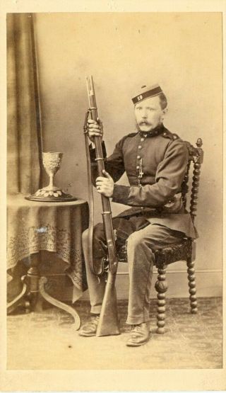 Military Cdv - Berkshire Rifle Volunteer Corp - Wallingford Soldier