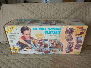 Pee Wee’s Playhouse Play Set With Accessories Matchbox 1988