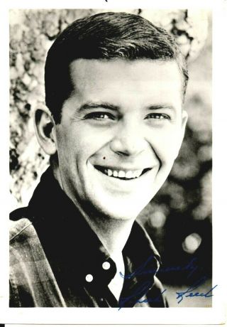Autographed Photo Young Robert Reed Later Brady Bunch Father