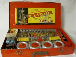 100 Complete/early 1948 A.  C.  Gilbert Erector Set/ 7 1/2/ Engineers Set/ Ck Price