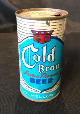Vintage Cold Brau Eastern Premium Beer 12 Oz Flat Top Beer Can - South Bend,  In