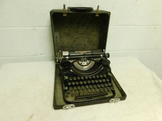 Vintage Untouched Underwood Champion Typewriter With Case