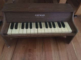 Vintage Jaymar Child’s Wood Toy Piano Beautifully