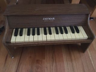 Vintage Jaymar Child’s Wood Toy Piano Beautifully 2