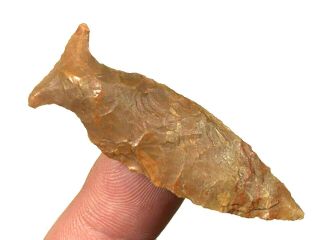 Colorful Fish Spear Point Arrowhead Licking Co. ,  Ohio Authentic Artifact B31