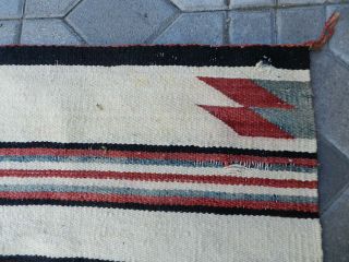 Old Navajo Blanket With Colors,  29 