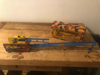 Over And Under Tin Wind Up Toy Race Track,  No 28,  Wolverine Supply & Mfg Co