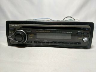 Vintage Sony Cdx - 2250 Cd Am/fm In Dash Unit Fully