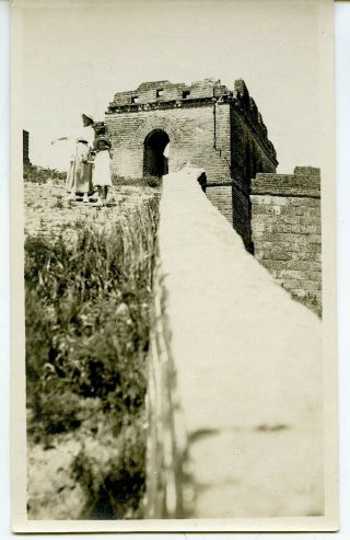 China The Great Wall Nankou Pass Highest Point Vintage Coll.  E.  Boerschmann 1915