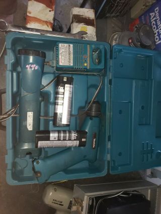 Vintage Makita 7.  2 Volt Drill And Flash Light With 2 Batteries And Charger