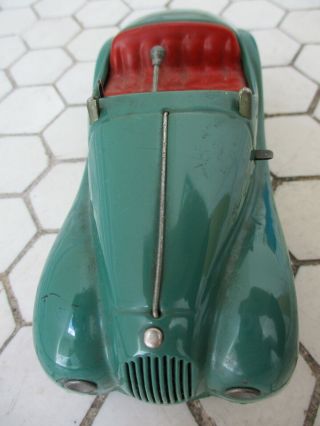 Vintage Schuco Wind Up Friction Die Cast Toy Cars Examico 4001 green Convertible 2