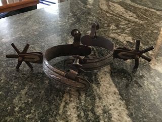 Vintage Silver Mounted Mexican Spurs