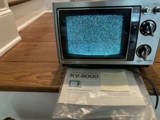 Vintage Sony Econoquick Color TV KV - 8000; Retro Gaming & Great Nostalgia 3