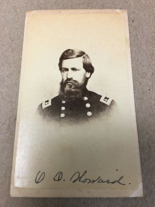 Civil War Era Cdv - General Oliver Otis Howard