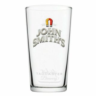 Set Of 2 X John Smiths Pint Glasses 20oz 100 Ce Stamped