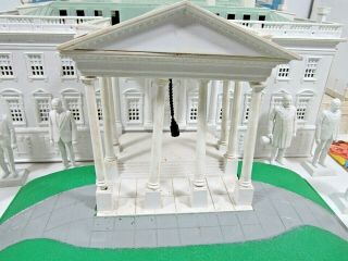 VINTAGE MARX THE WHITE HOUSE PLAY SET WITH PRESIDENTS 1950 ' S TOY 3
