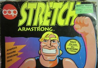 Vintage 1992 Stretch Armstrong W/box & Instructions Stretchy