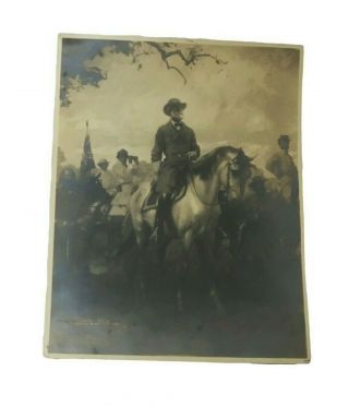 Antique General Lee On Horse Photo Copyright 1921 By Confederate Memorial Instit