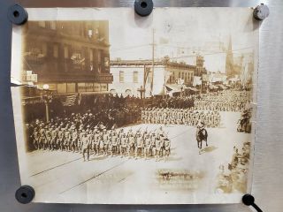World War 1 Us Army 86th Infantry Division Rockford,  Il 4/12/1918 8”x10” Photo