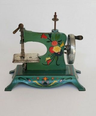 Lovely 1920’s Vintage Casige Toy Hand Crank Sewing Machine