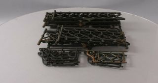 H.  W.  Diek Vintage Cast Iron Doll House Fencing Sections - Rare [17]