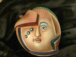 Alexander Flores " Peach " Art Sculpture 4x5 " - Signed And Numbered - Store Stamp