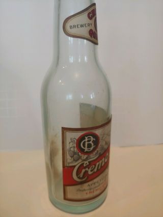 12oz.  IRTP Cremo Quality Ale bottle from Cremo Brewing Co Britain Conn. 2