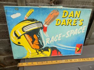 Eagle Dan Dare Race In Space Man Game Box C1960s