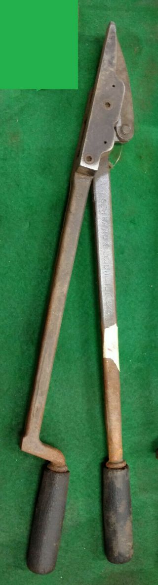 Vintage A J Gerrard 540 Steel Band Banding Cutter 22 " Cutting Tool Usa