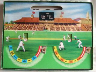 Test Match Cricket Board game by John Sands.  1950s.  Box. 2