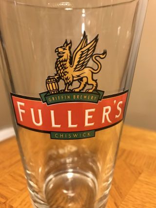 Fuller’s Ale,  Griffin Brewery,  Chiswick,  Rare Retired Beer Pint Glass