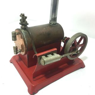 Vintage Empire Metal Ware Corp Electric Toy Copper Steam Engine Usa Made No.  90