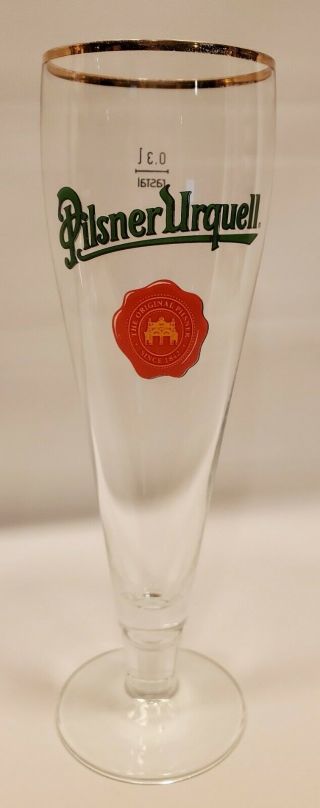 Pilsner Urquell Beer Glass 0,  3 L Rastal 9 - 1/4 "