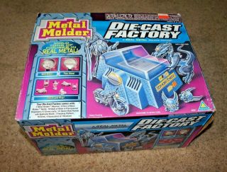 Vintage 1996 Real Metal Molder Die Cast Factory Kit Toymax Open Box