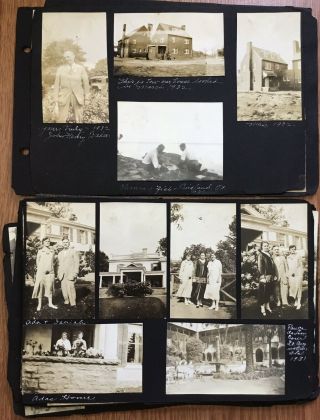 120,  Photos 1930s Album John Henry Baker Family Friends Houses Travel Vt Ny
