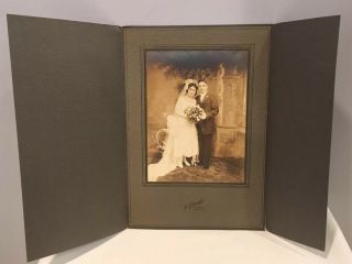 Antique Photo In Cabinet Card From Early 1900 