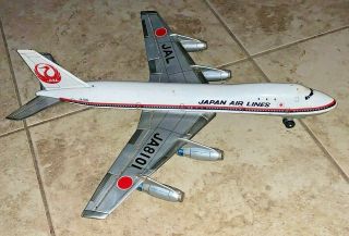 Vintage Asahi Atc Tin Friction Japan Air Lines Tin Boeing 747 Toy Airplane Huge
