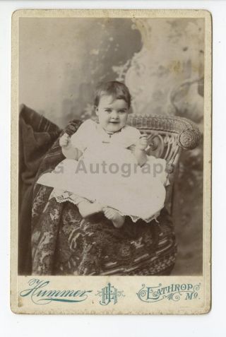 19th Century Children - 19th Century Cabinet Card Photograph - Lathrop,  Mo
